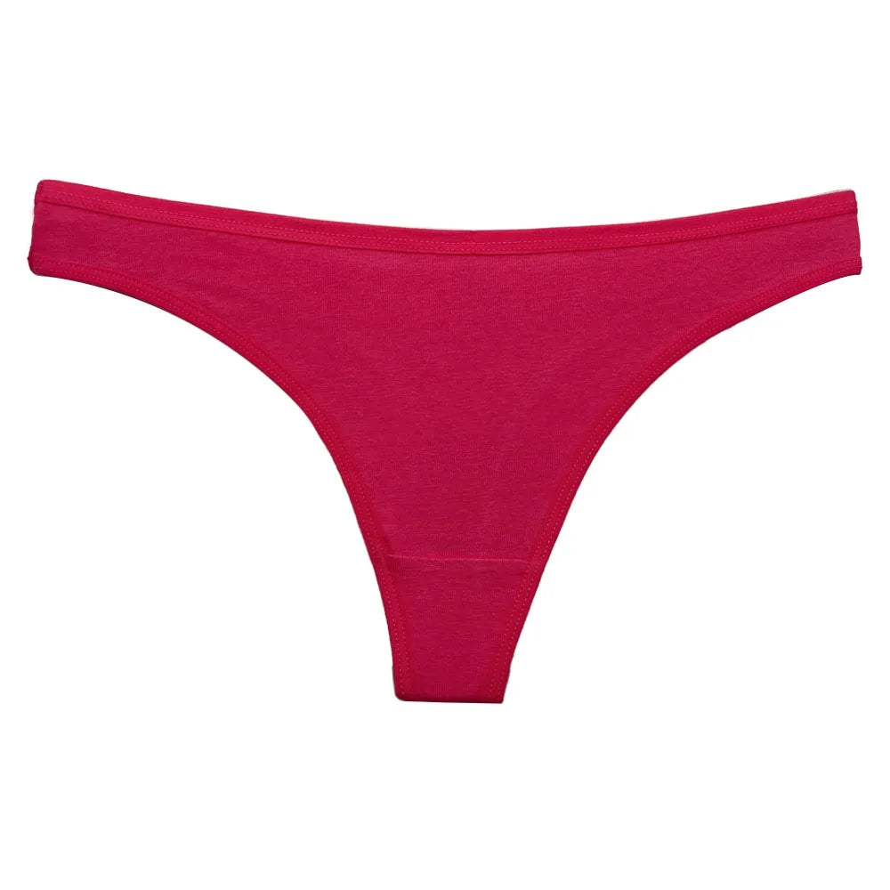 5 piezas/set de bragas de algodón tipo tanga