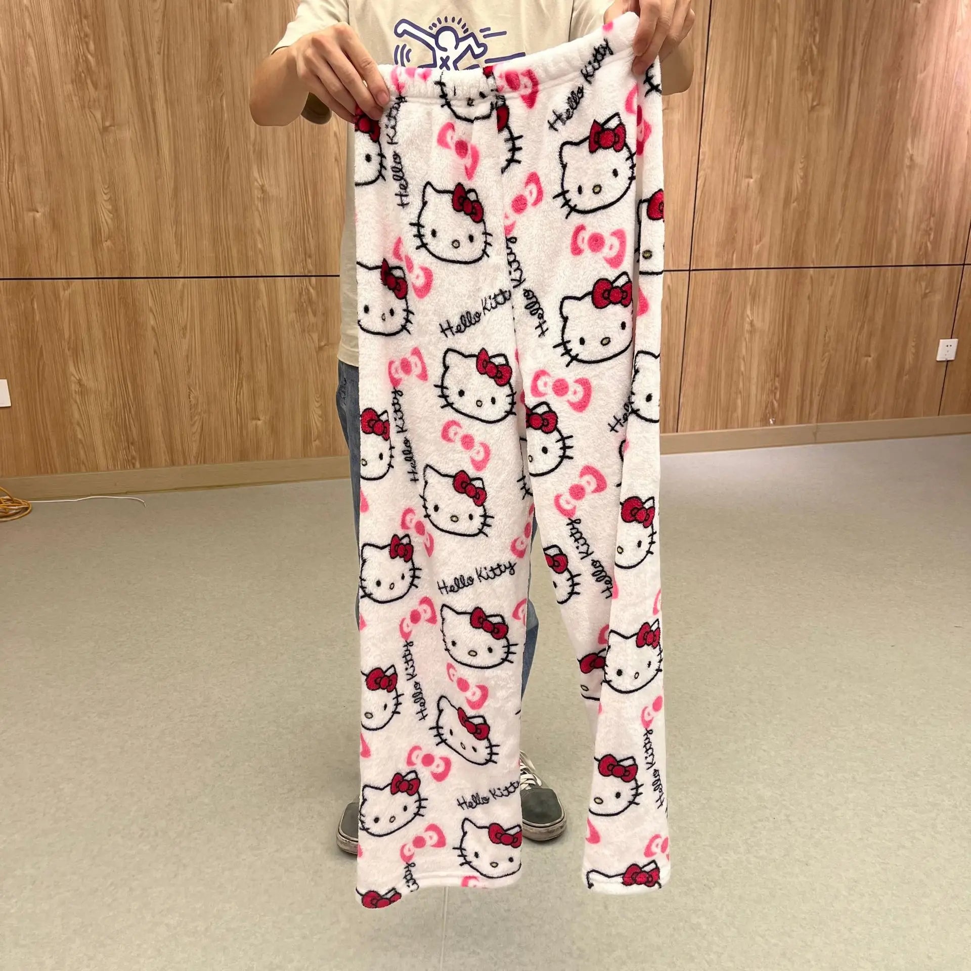Sanrio Hello Kitty Pajamas Flannel Fashion