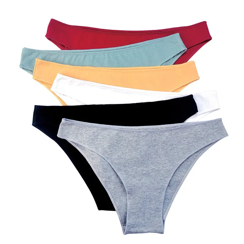 5 piezas de algodón de color liso