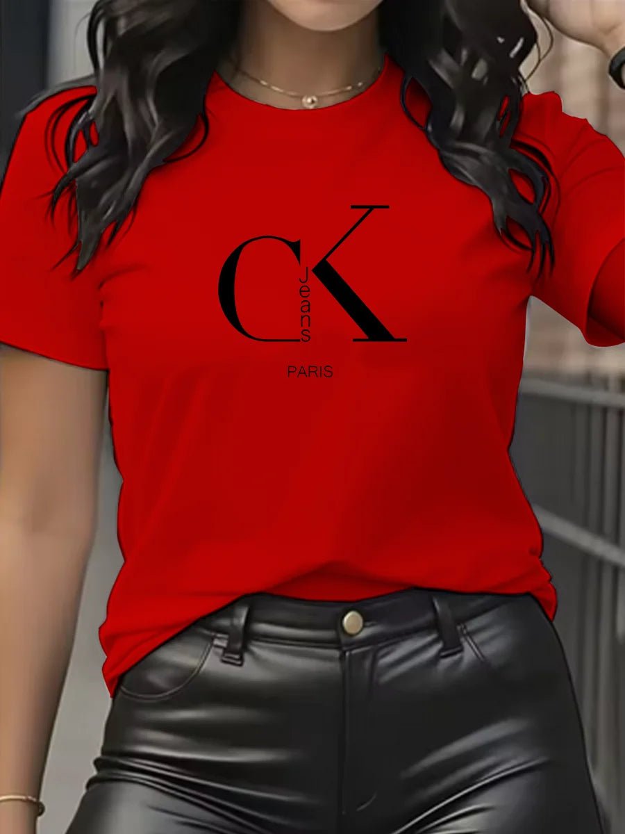 Remera manga corta de algodón CK