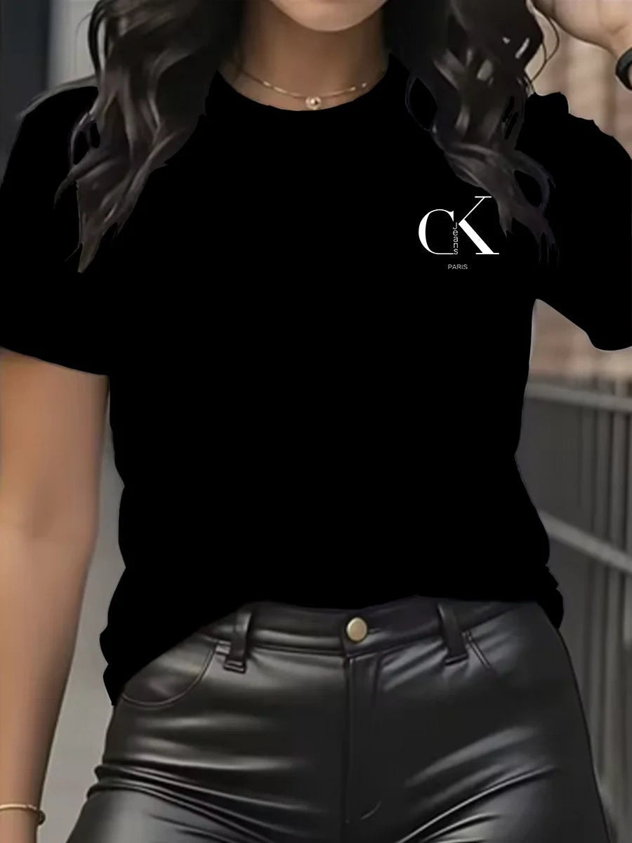 Remera manga corta de algodón CK
