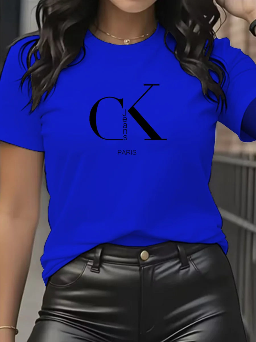 Remera manga corta de algodón CK