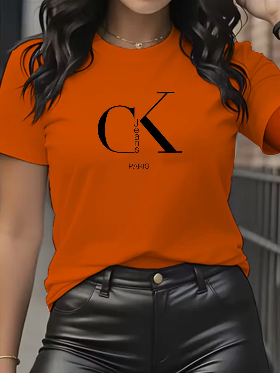 Remera manga corta de algodón CK