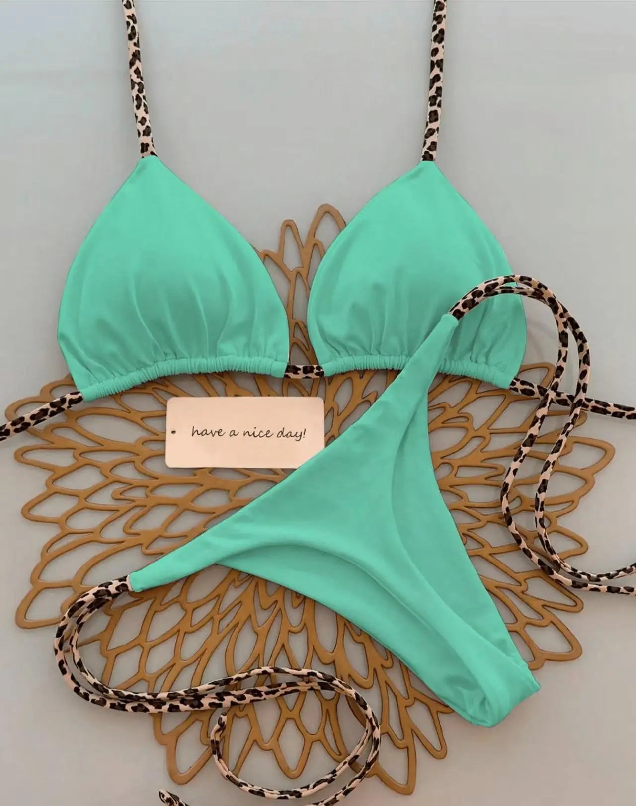 Bikini  Leopard Printed
