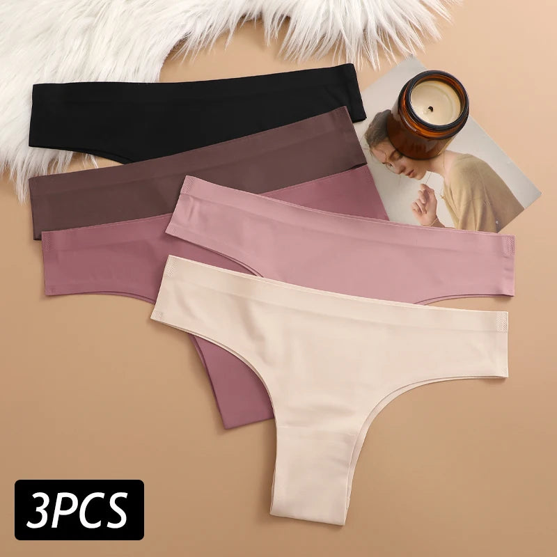 3 piezas ultrafinas sin costuras para mujer