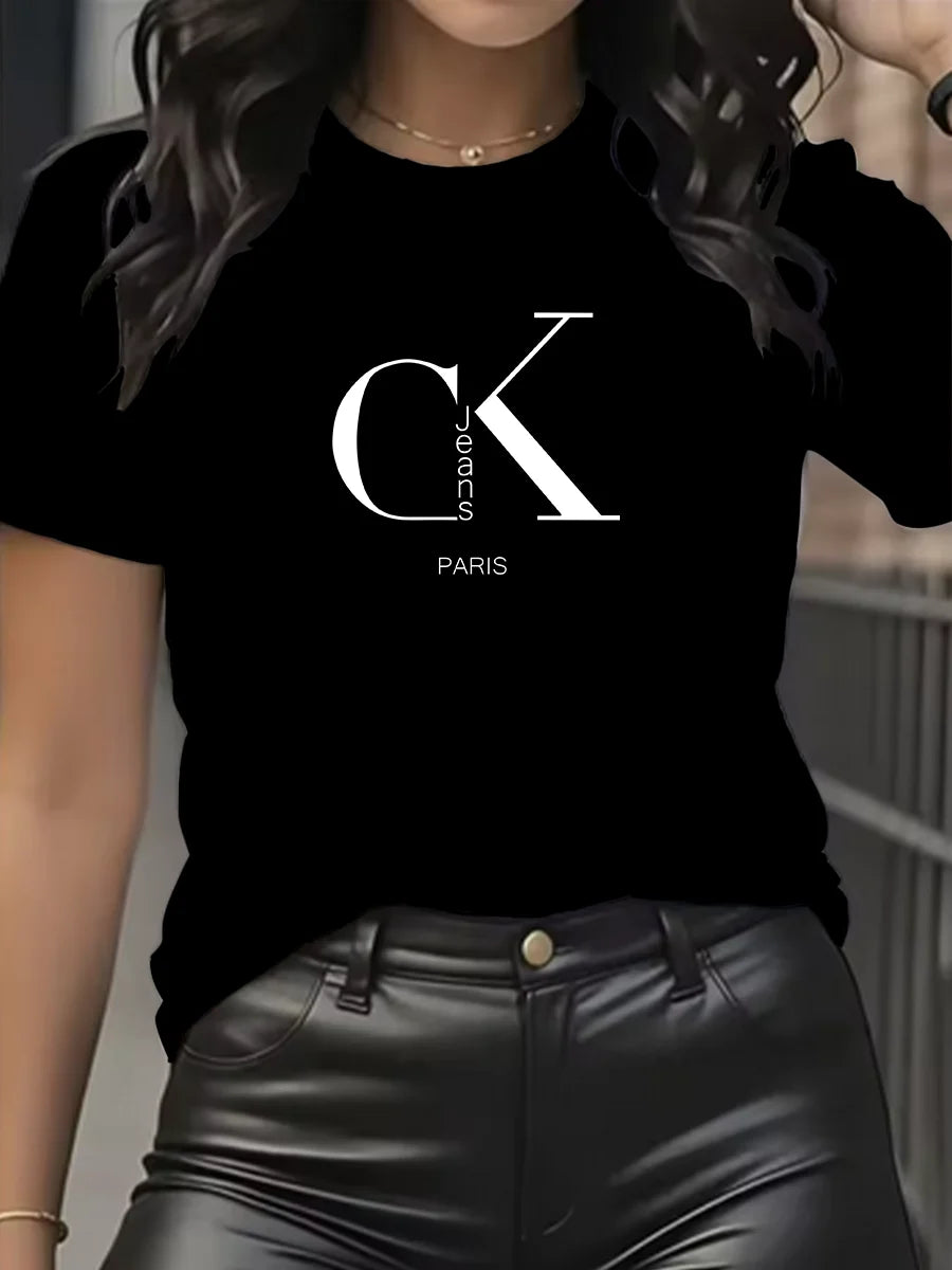 Remera manga corta de algodón CK