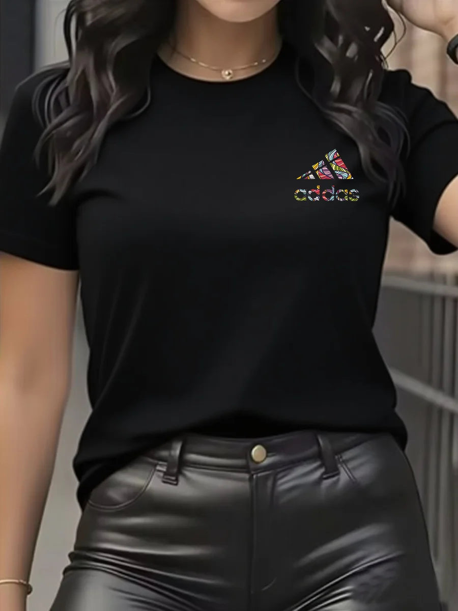 Camiseta de manga corta de algodón