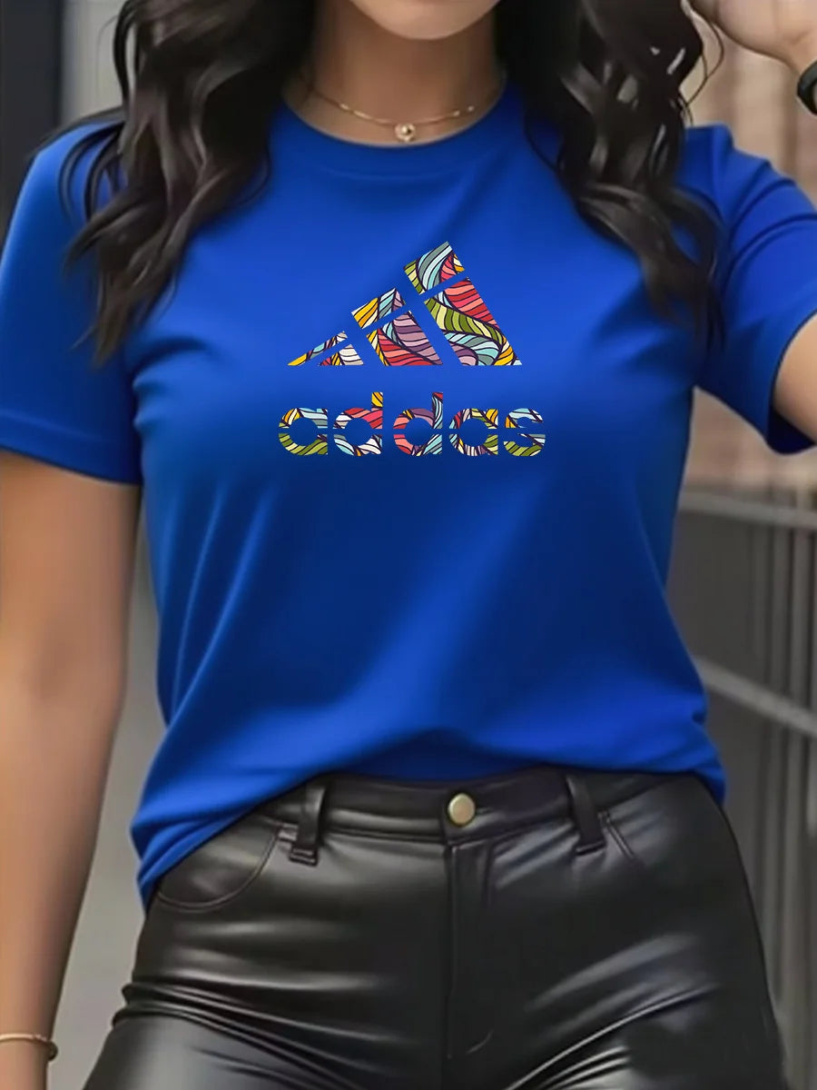 Camiseta de manga corta de algodón