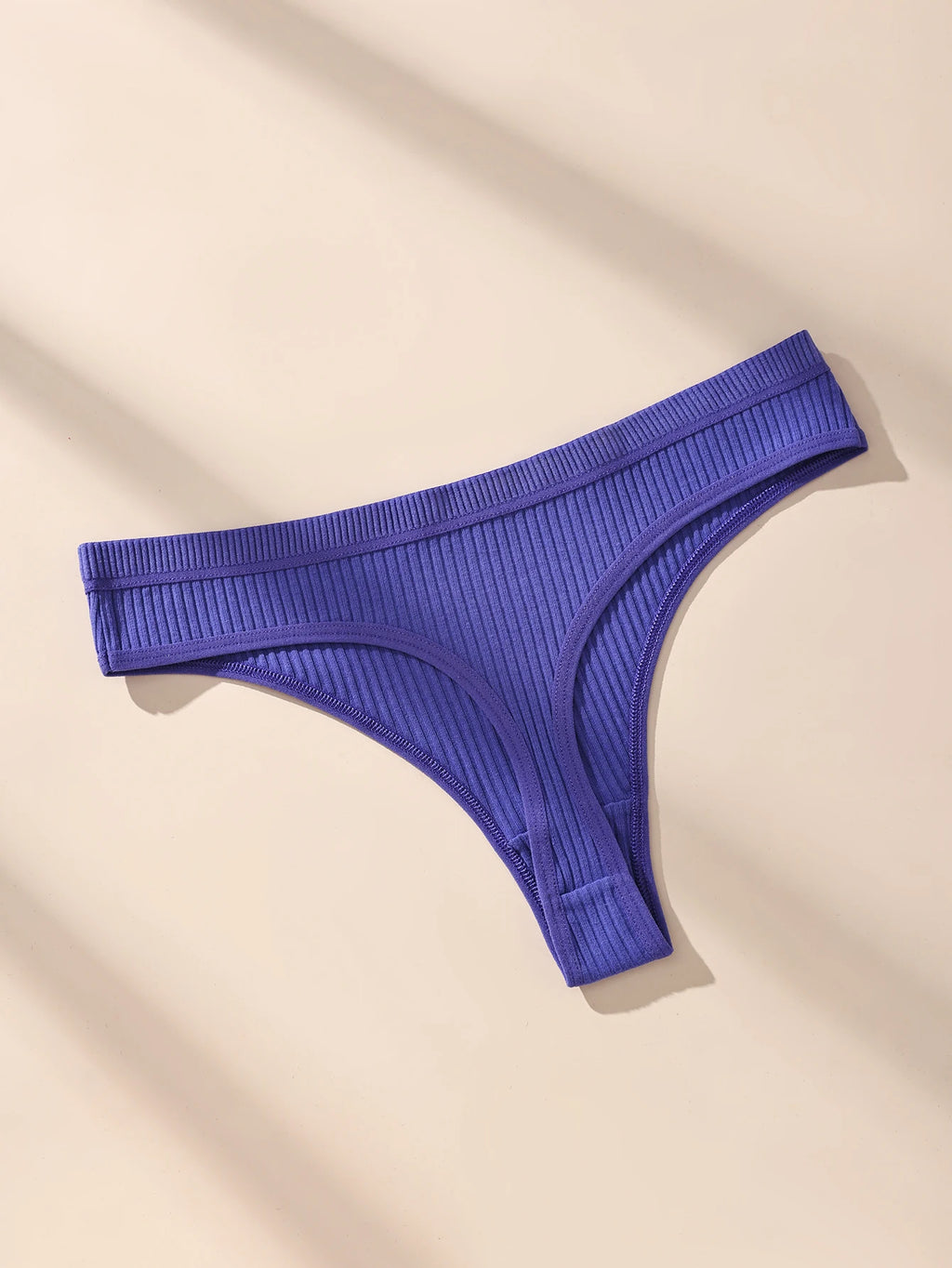 Conjunto de 7 piezas de tangas de algodón para mujer