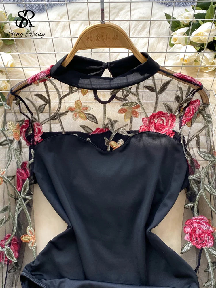 Body mangas transparentes