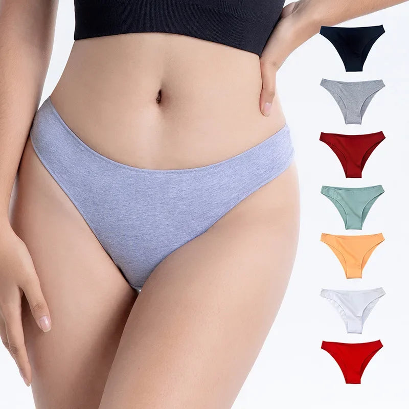 5 piezas de algodón de color liso