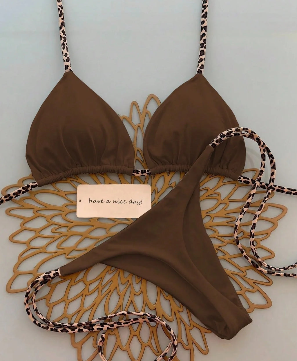 Bikini  Leopard Printed