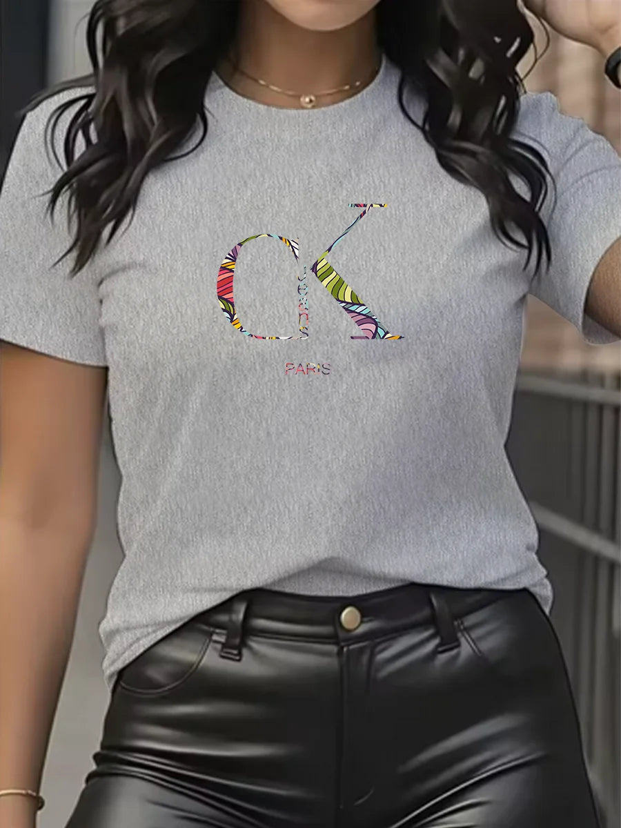 Remera manga corta de algodón CK