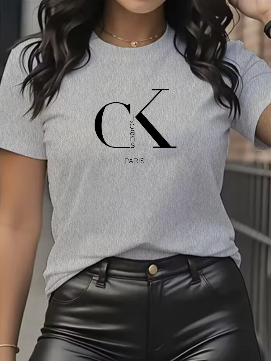 Remera manga corta de algodón CK