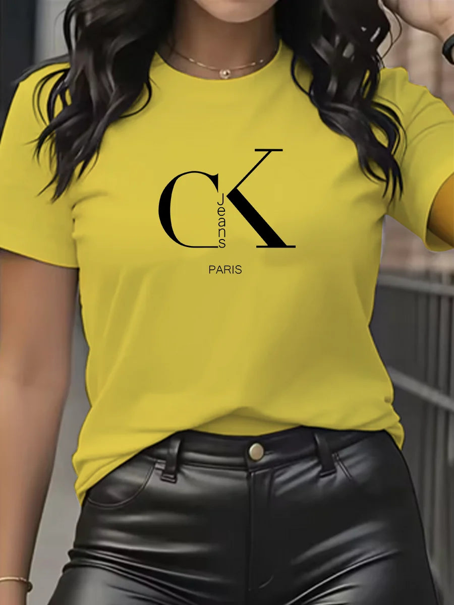 Remera manga corta de algodón CK