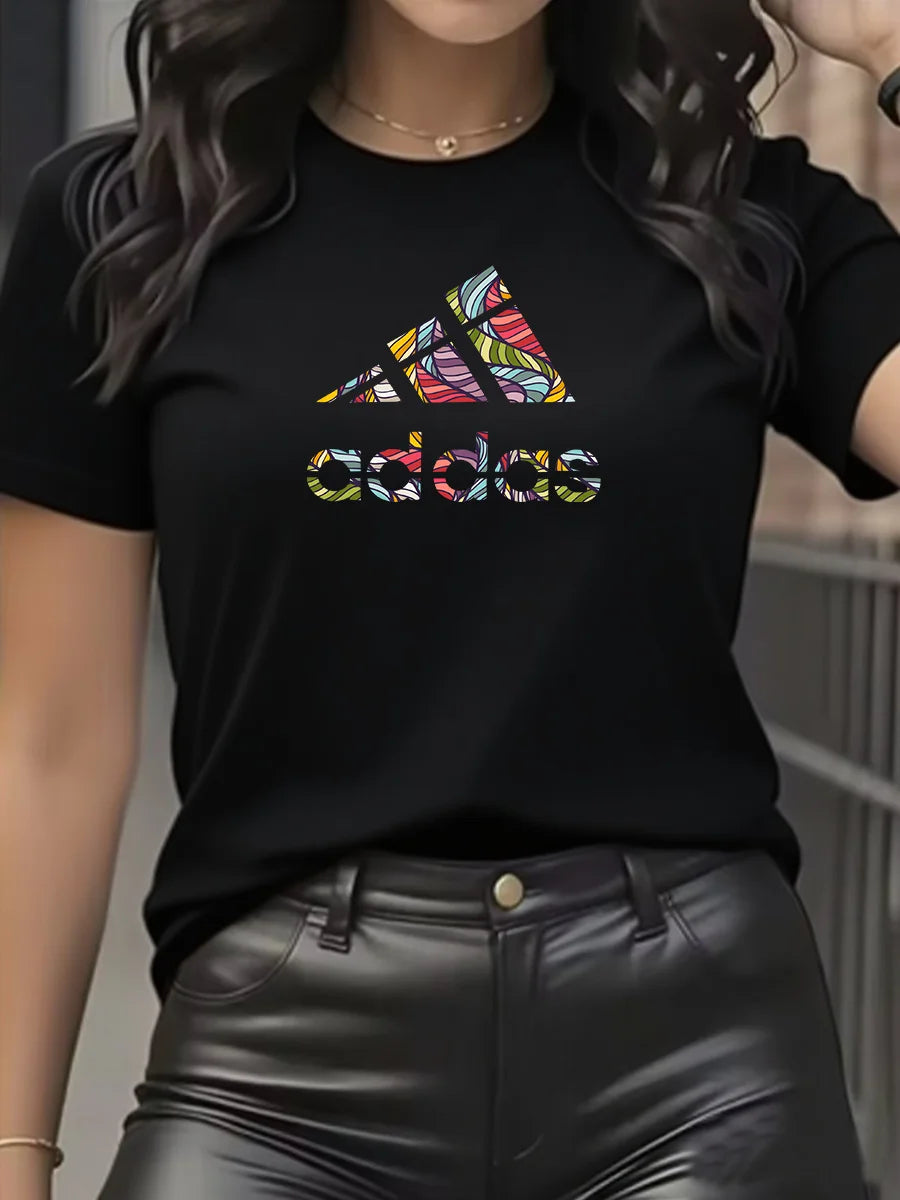 Camiseta de manga corta de algodón