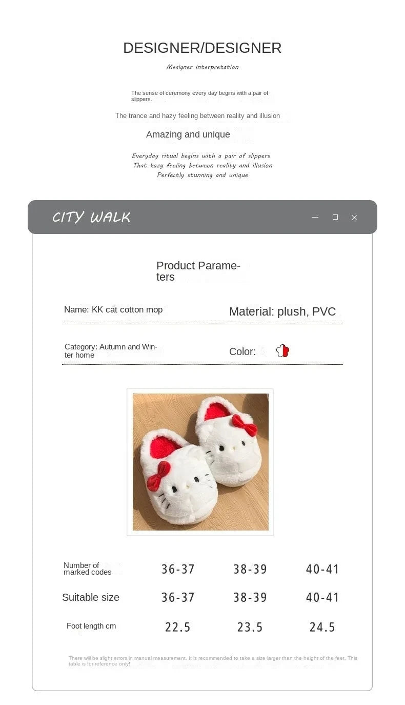 Pantuflas Hello Kitty