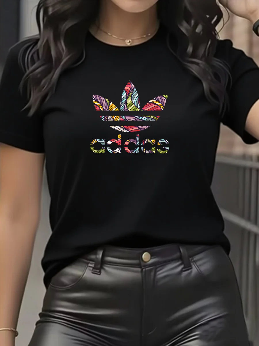 Camiseta de manga corta de algodón