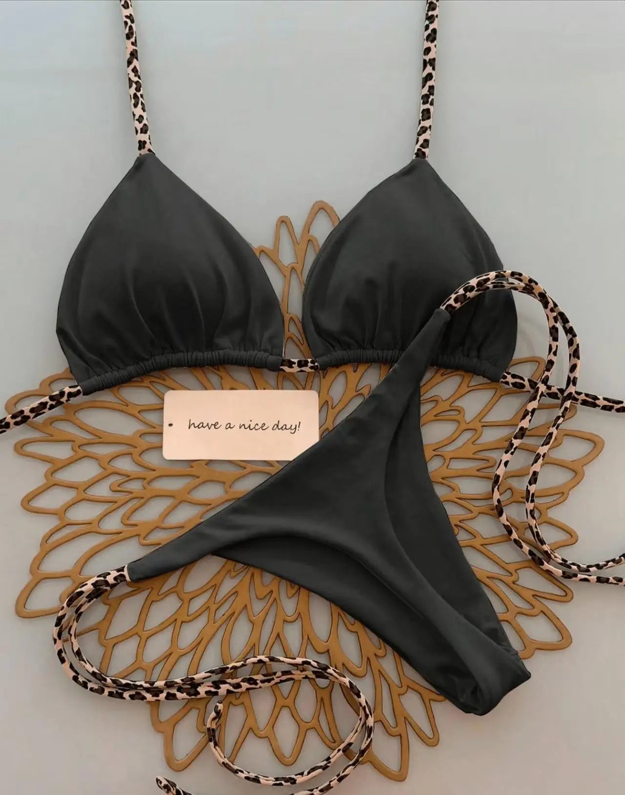 Bikini  Leopard Printed
