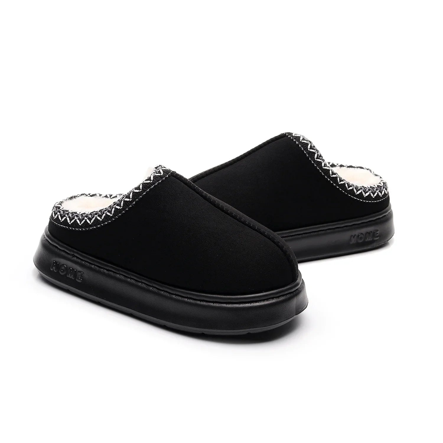 Pantuflas de algodón afelpado para interiores, suaves y cómodas