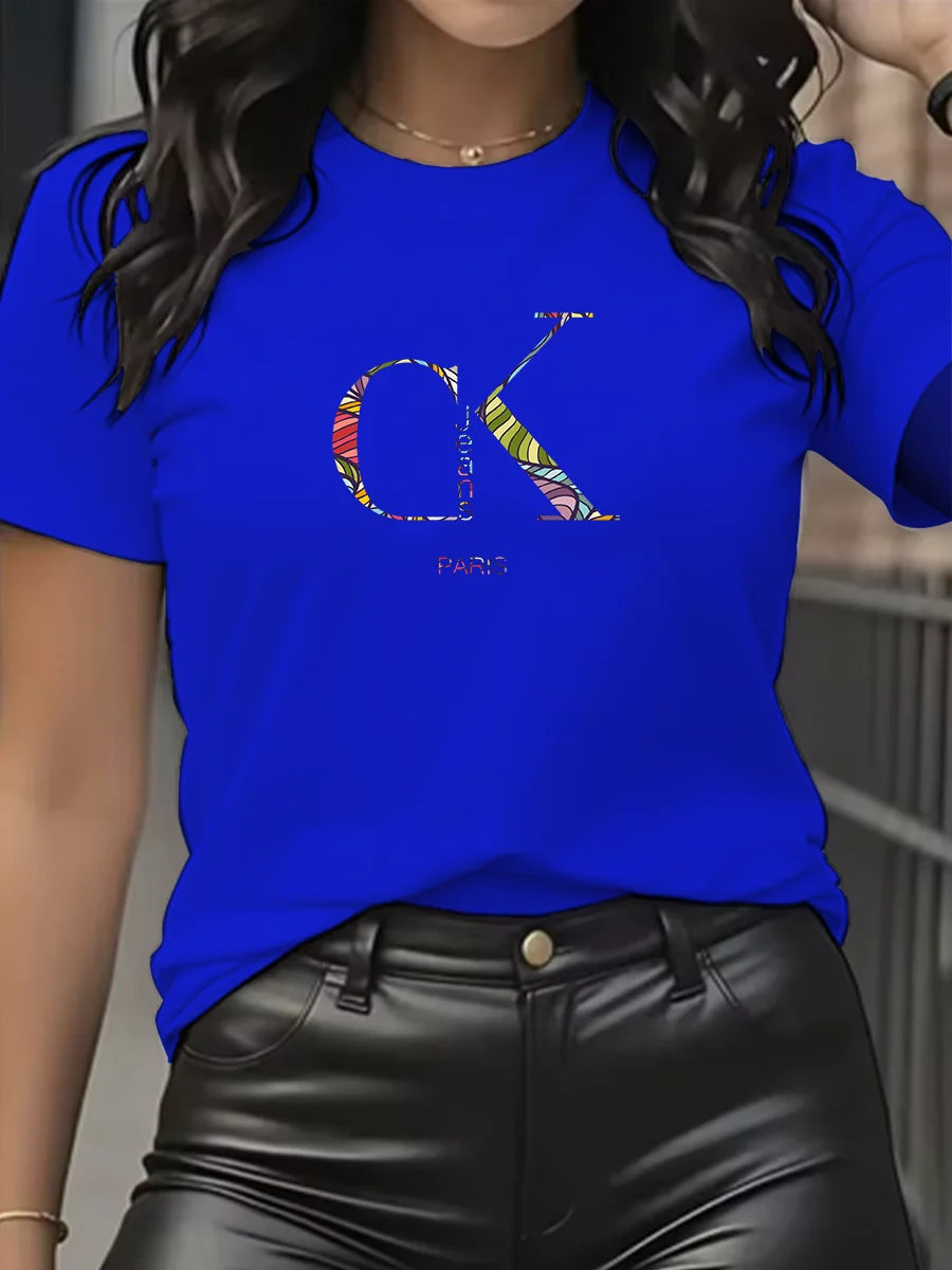 Remera manga corta de algodón CK