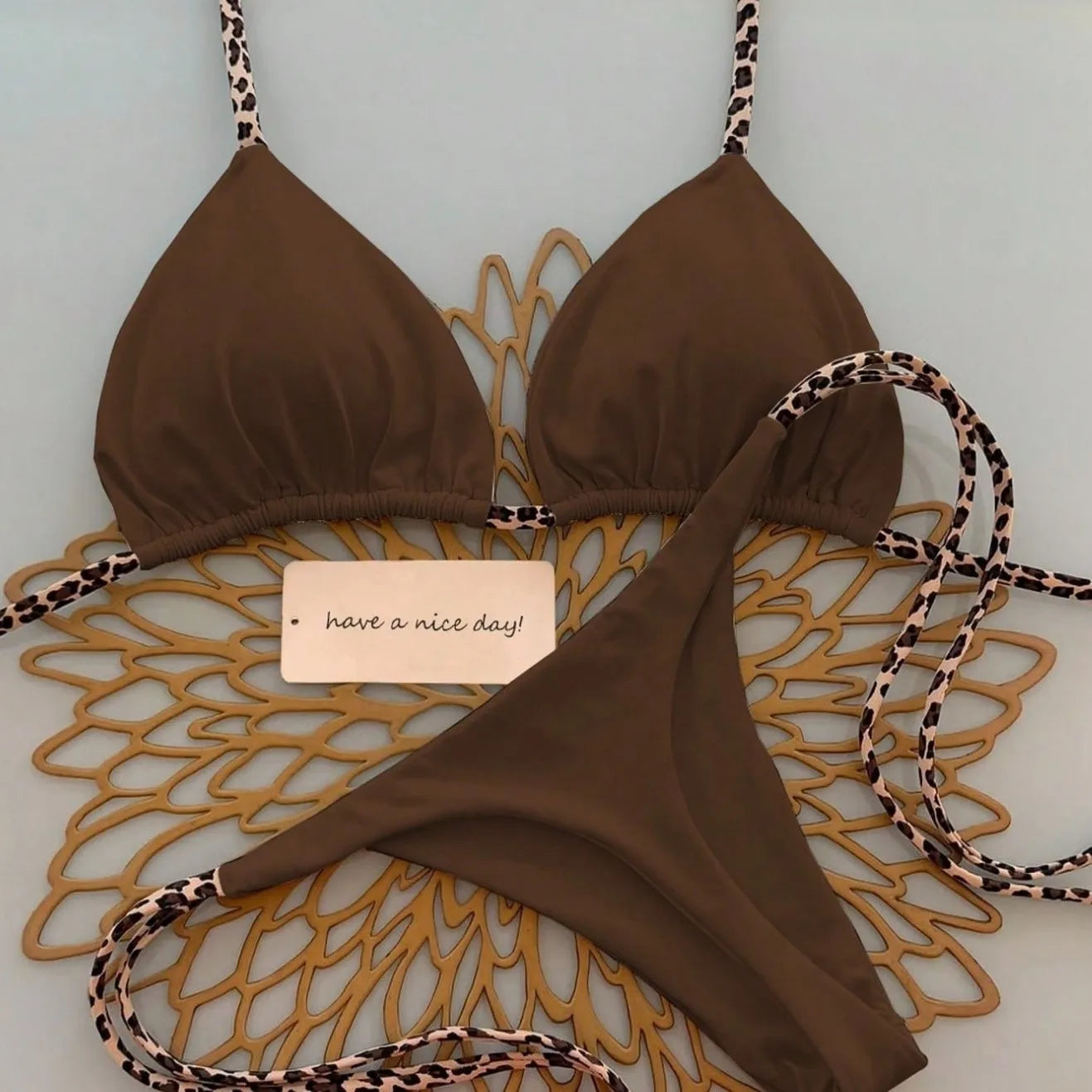 Bikini  Leopard Printed