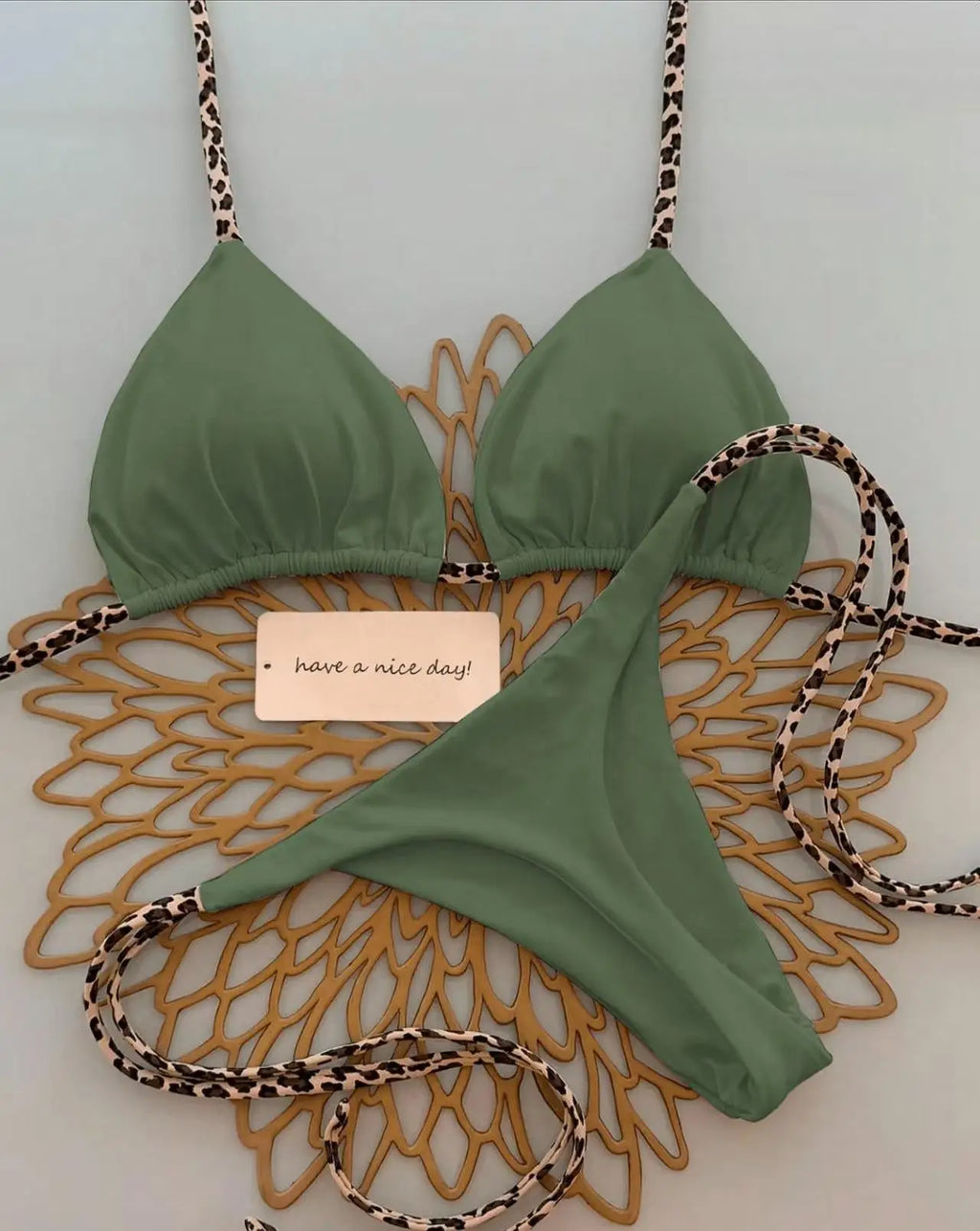 Bikini  Leopard Printed