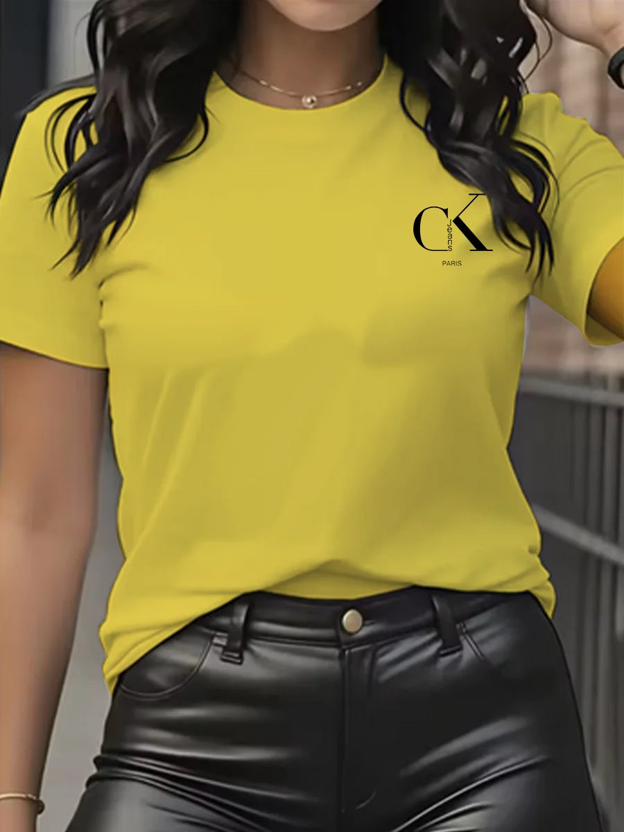 Remera manga corta de algodón CK