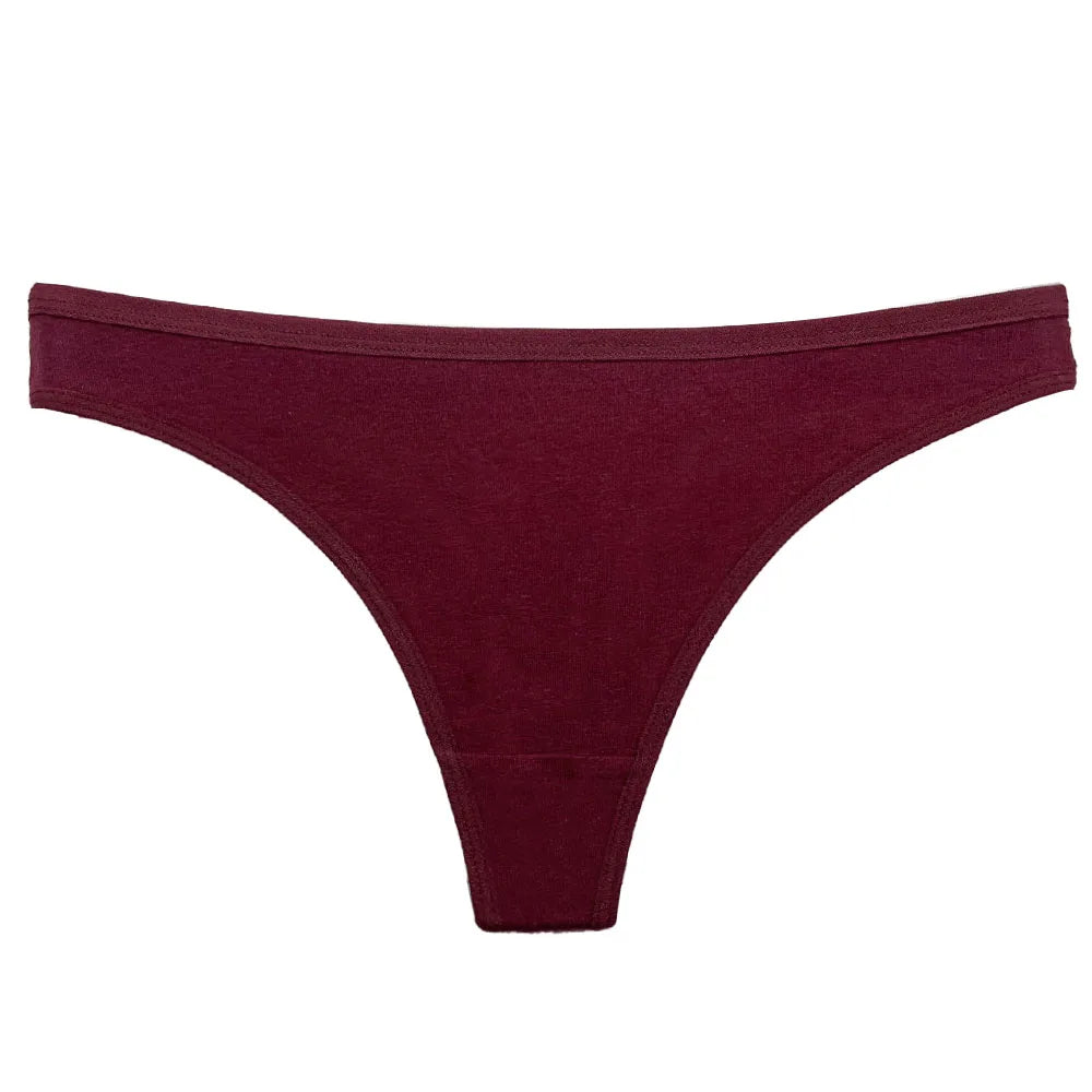 5 piezas/set de bragas de algodón tipo tanga