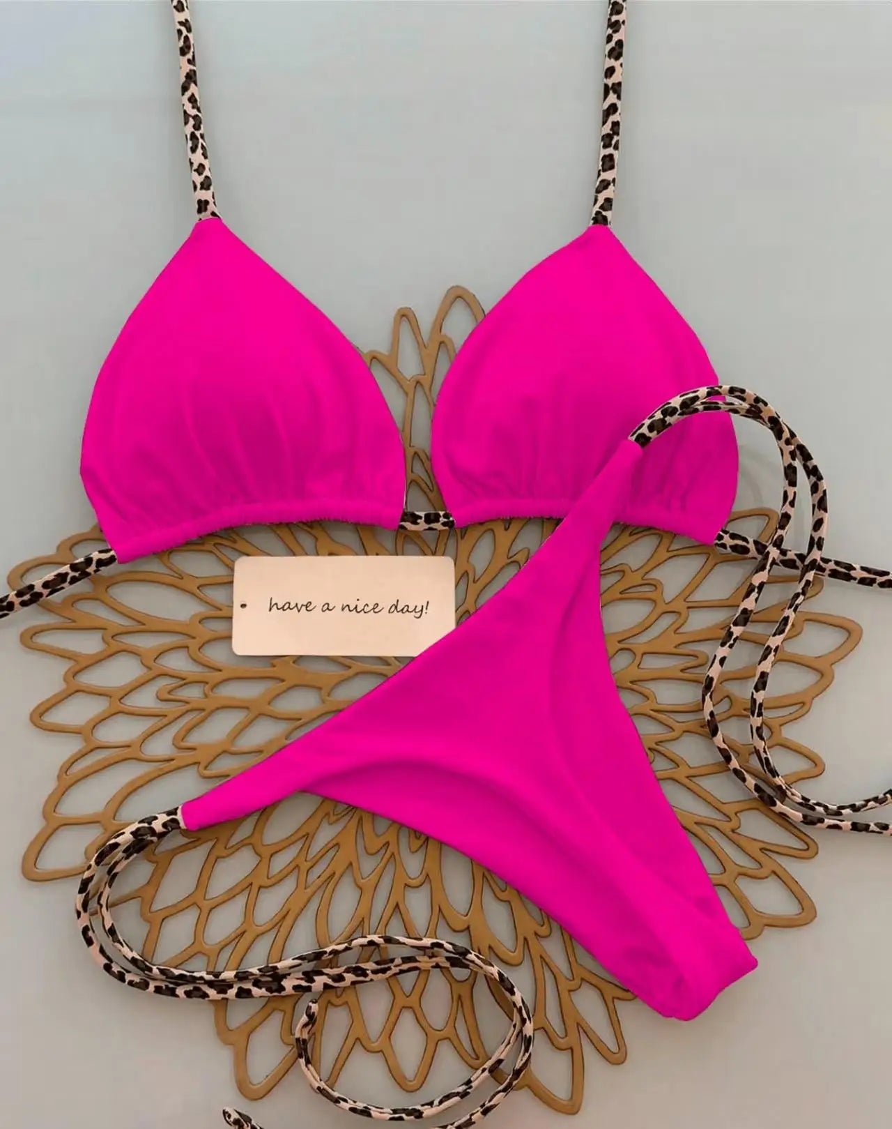 Bikini  Leopard Printed