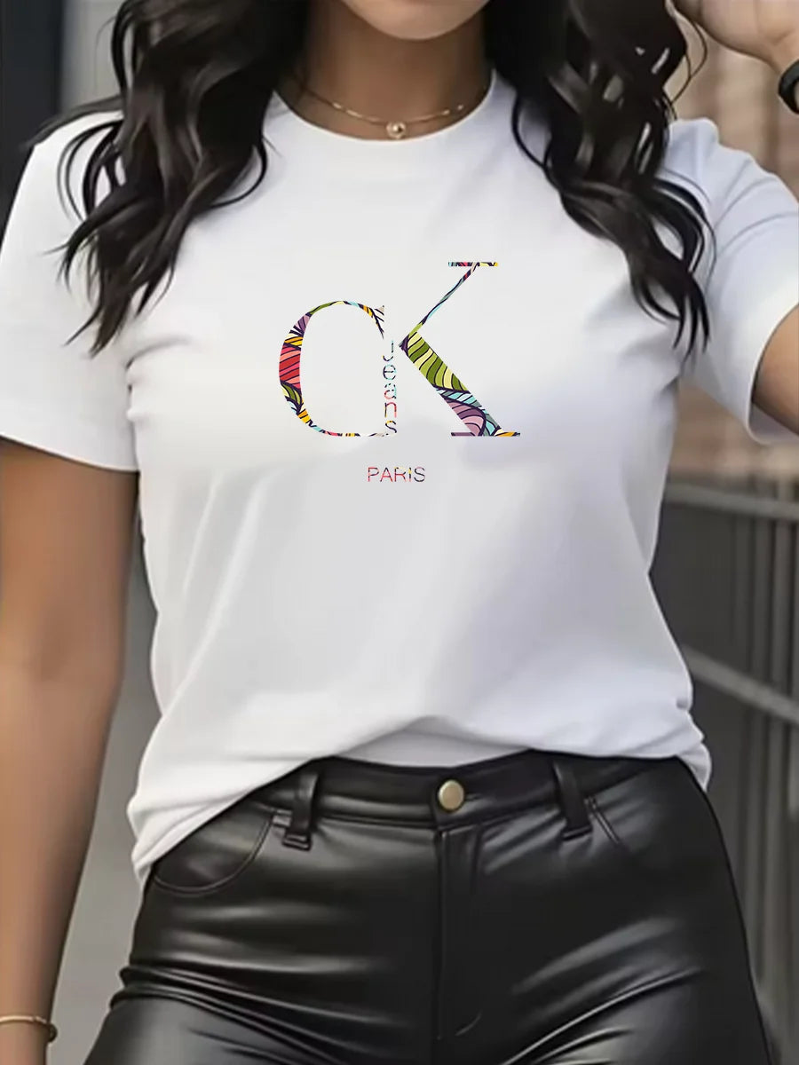 Remera manga corta de algodón CK