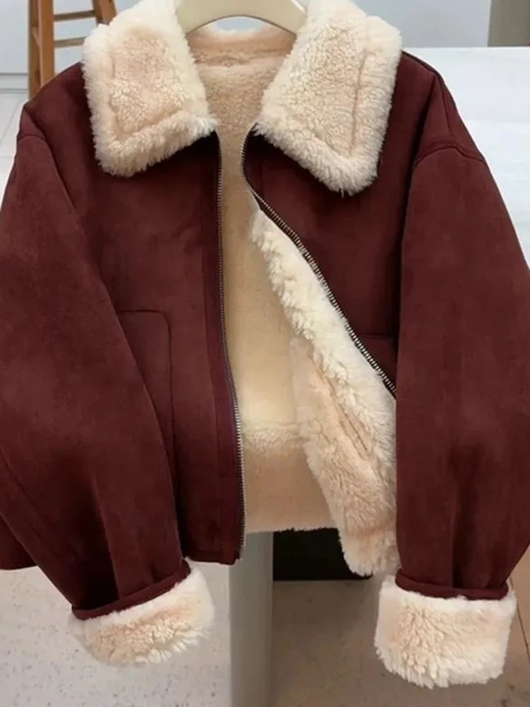 Chaqueta Zoki de cordero para mujer