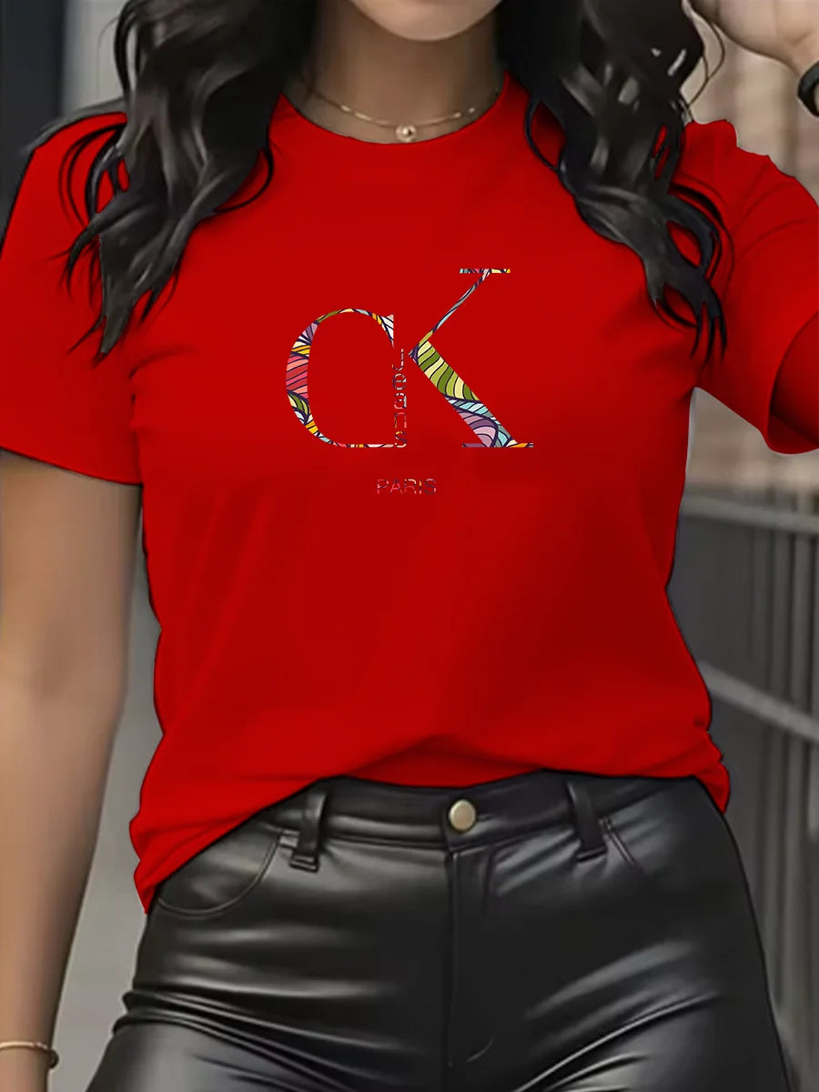 Remera manga corta de algodón CK