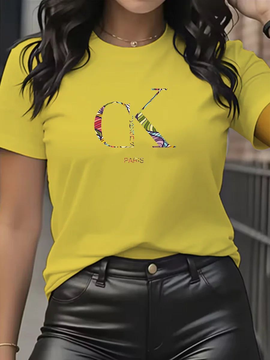 Remera manga corta de algodón CK