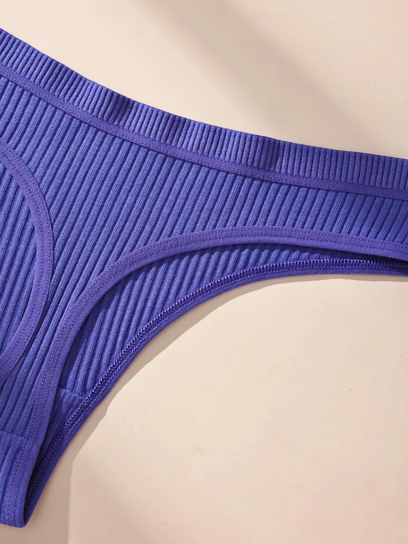Conjunto de 7 piezas de tangas de algodón para mujer