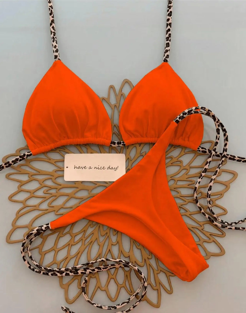 Bikini  Leopard Printed