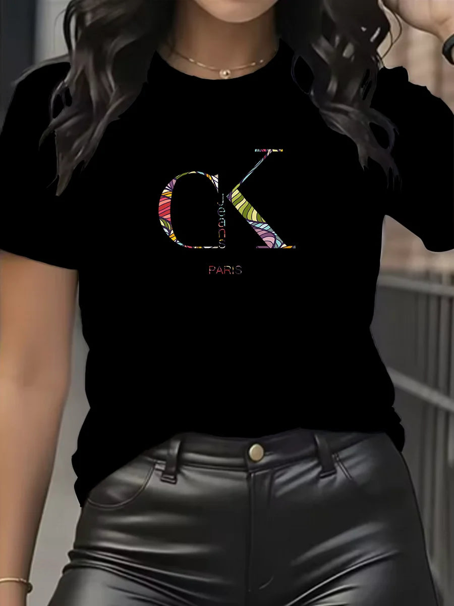 Remera manga corta de algodón CK