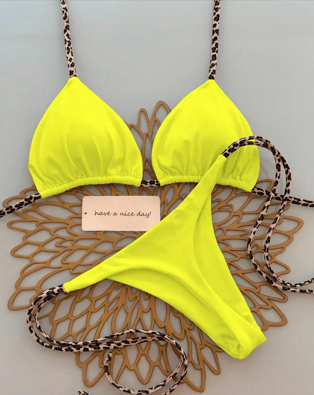 Bikini  Leopard Printed