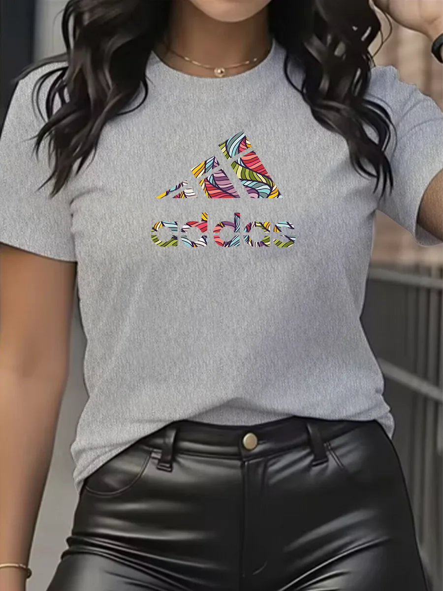 Camiseta de manga corta de algodón
